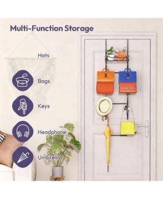 Over Door Purse Organizer - Multi-Functional, Space-Saving