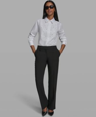 Women's Collared Woven Blouse