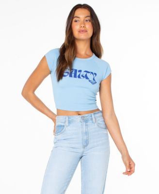 Women's Salty Feels Short-Sleeve Crop Top