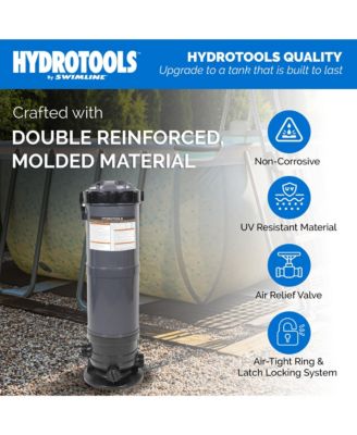 HydroTools 70 Sq Ft Sure Flo Cartridge Pool Filter Tank and Elements