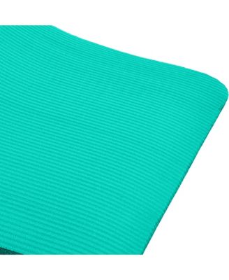 BalanceFrom Fitness GoCloud 1" Extra Thick Exercise Mat w/Carrying Strap, Green
