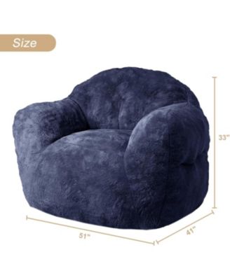 51" Giant Bean Bag Chair, Bean Bag Chairs for Adults Kids Oversized Bean Bag Couch Sofa