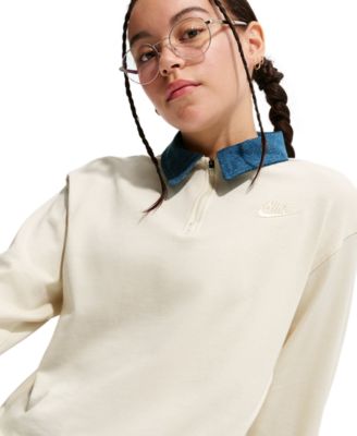 Girls' 7-16 Sportswear Collection Long-Sleeve Polo Top