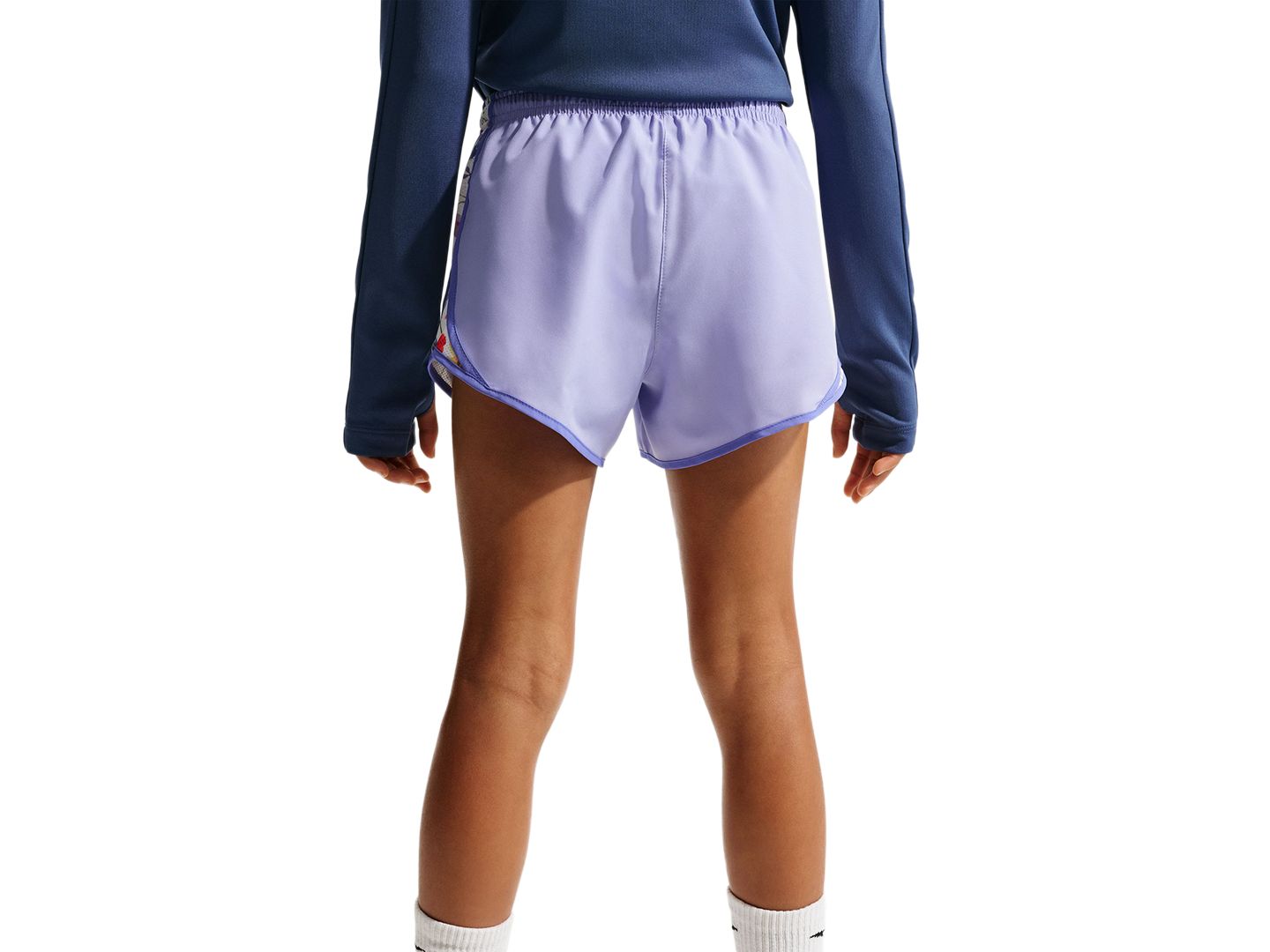 Шорты Nike Tempo Dri-FIT Running Shorts для девочек, цвет: Сиреневый — фото 3