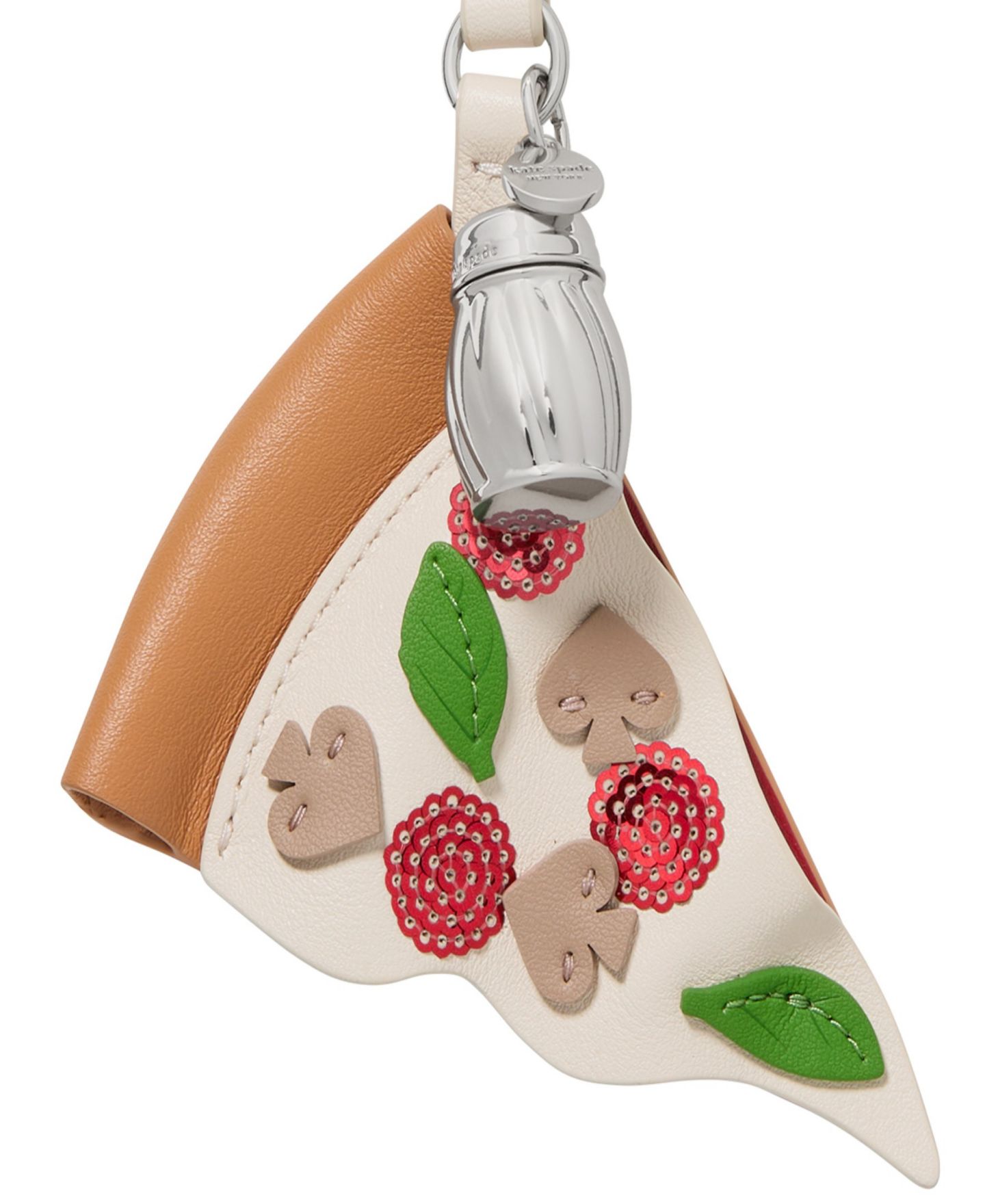 Женский брелок Kate Spade New York NYC Pizza Bag Charm, цвет: Разноцветный — фото 3