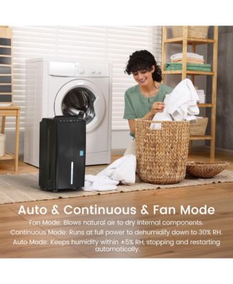 2500 sq ft Dehumidifier for Basement – Intelligent Control, Auto Drain