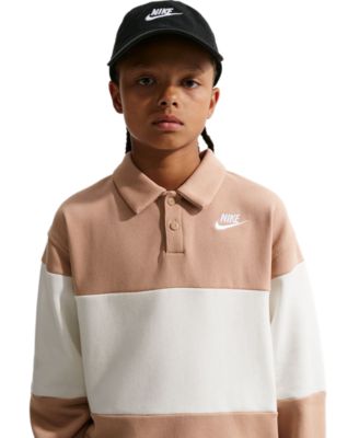 Boys' 4-20 Sportswear Club Rugby Striped Sweatshirt