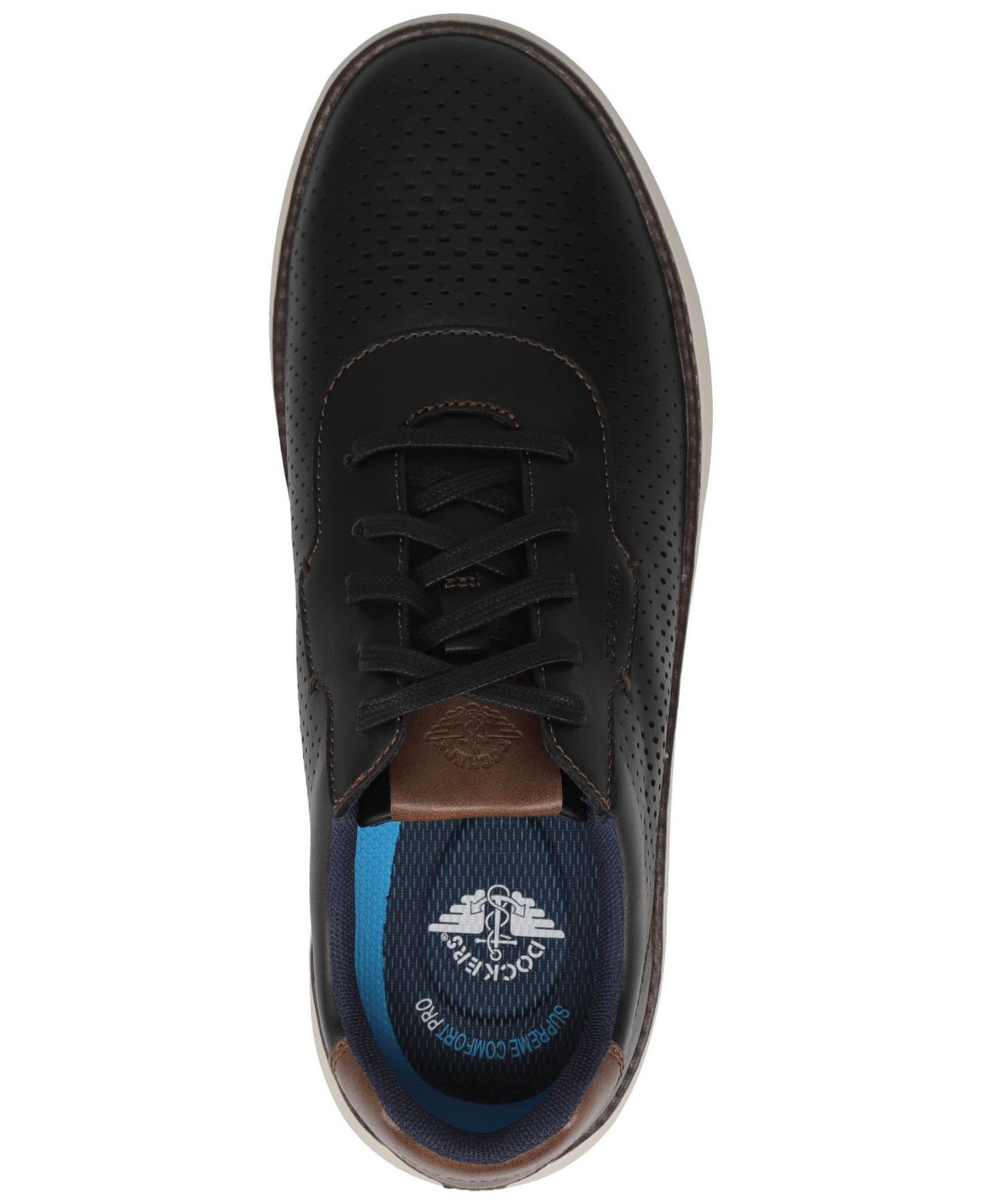 Мужские кроссовки Dockers Neilson Casual Lace-Up, цвет: Чёрный — фото 4