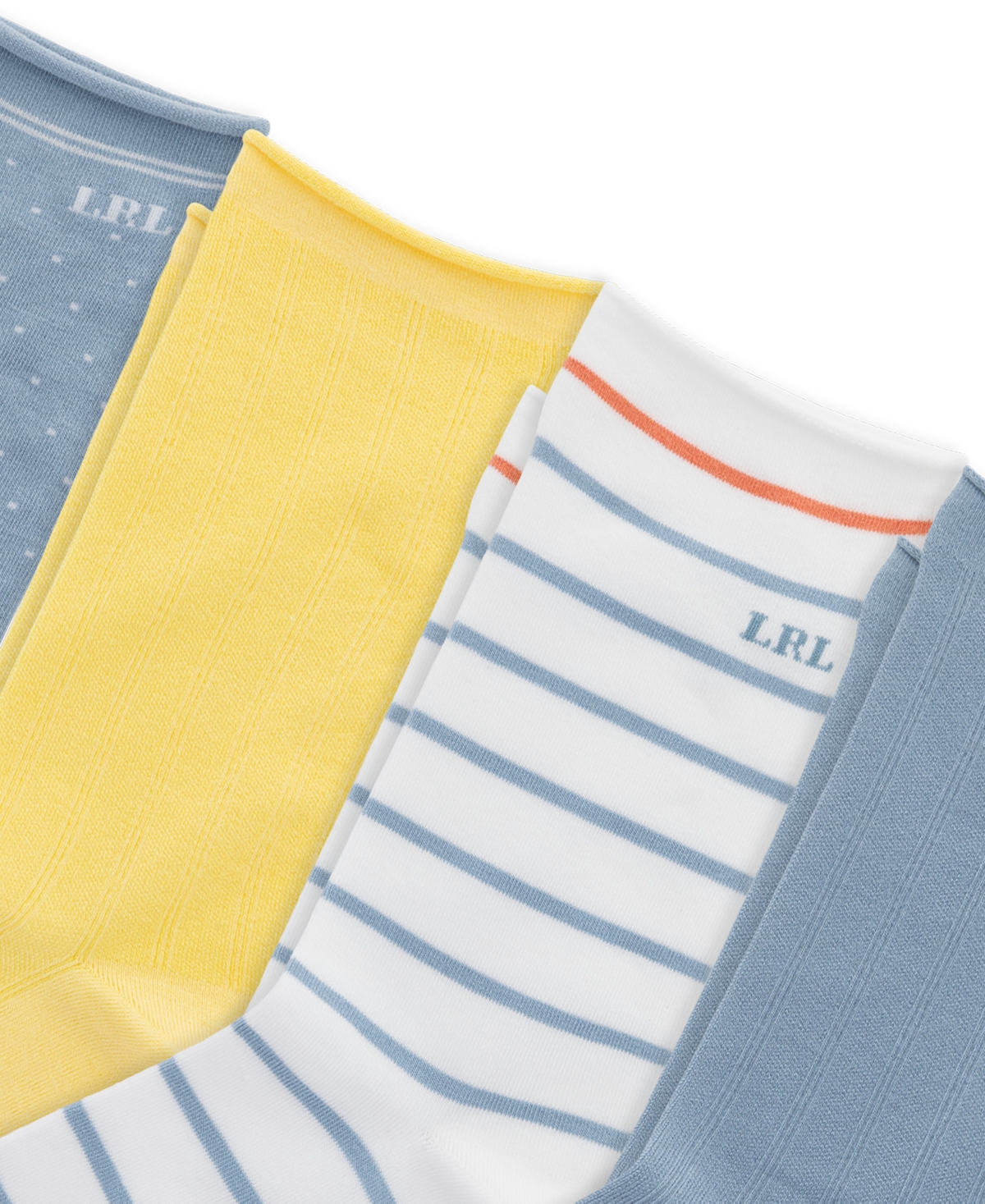 Lauren Ralph Lauren Women's Summer Stripes Socks, 6-Pack