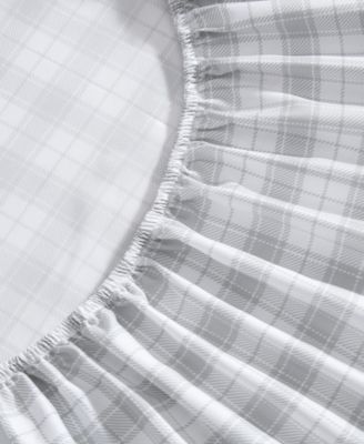 Penstemon Plaid Temperature Regulating Microfiber 4-Pc. Sheet Set, Full