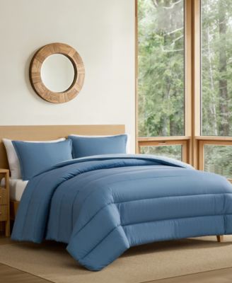 Connor Solid Channel Stitch 2-Pc. Comforter Set, Twin/Twin XL