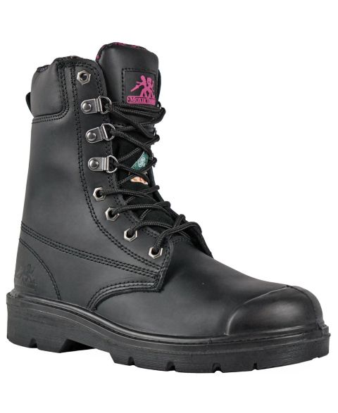 Женские ботинки Moxie Trades Anne 8" Composite Toe Work, цвет: Чёрный
