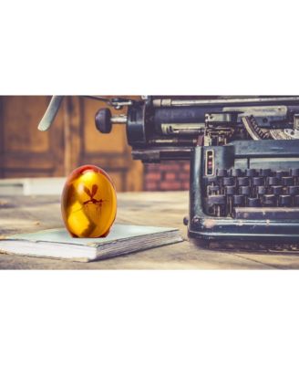 Jurassic Park Mosquito In Amber Resin Paper Weight | Measures 3 Inches Tall