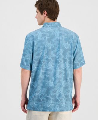 Men's Coastal Ease Feeling Koi-Ful Printed Shirt