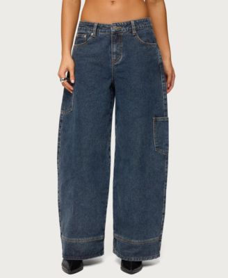 Women's Nea Pocket Low Rise Baggy Jeans