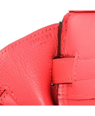 Birkin 30 Handbag Red Epsom with Gold Hardware