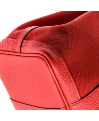 30 Garden Party Tote Toile and Leather