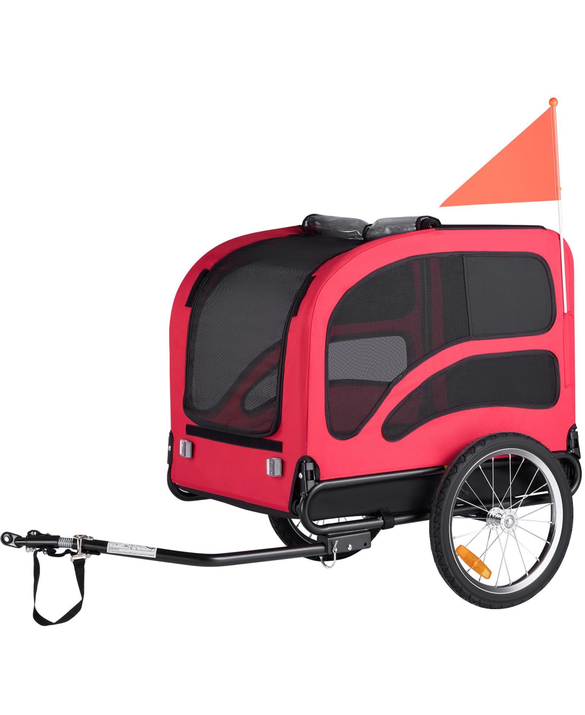 Aostirmotor Heavy-Duty Dog Bike Trailer, Up to 100 lbs