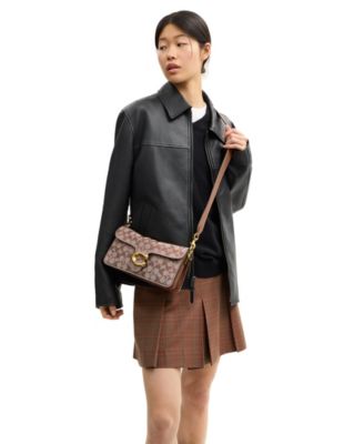 Tabby Small Crystal Signature Jacquard Shoulder Bag 26