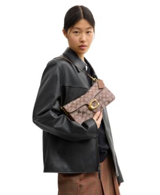 Tabby Small Crystal Signature Jacquard Shoulder Bag 26