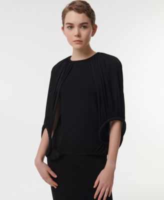 Women's Double-Hoop Knitted Top