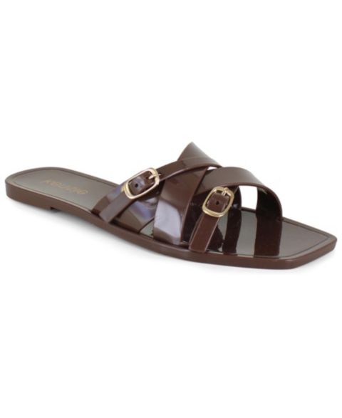 Женские сандалии Kensie Jellie Slide, цвет: Шоколадный