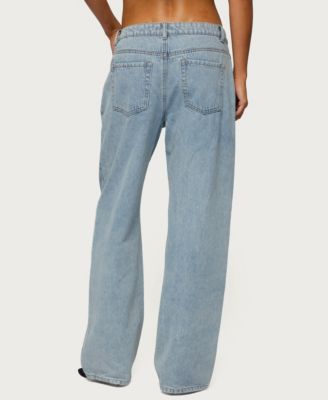 Women's Dalina Washed Low Rise Baggy Jeans