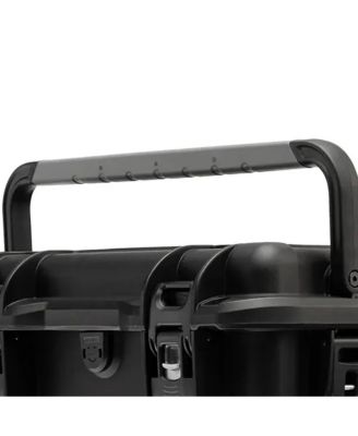 T30 Top Loader Waterproof Hard Case with 2-Pocket Lid Organizer and Padded Dividers, Black