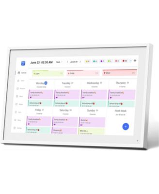 15.6 Inch Smart Digital Calendar and Photo Frame HD Touch Screen Family Organizer with Meal Planner Duty Chart To Do List and Weather