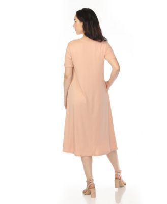 Women's Crew Neck T-Shirt Dress