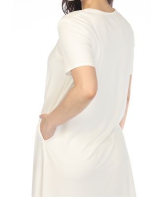 Women's Crew Neck T-Shirt Dress