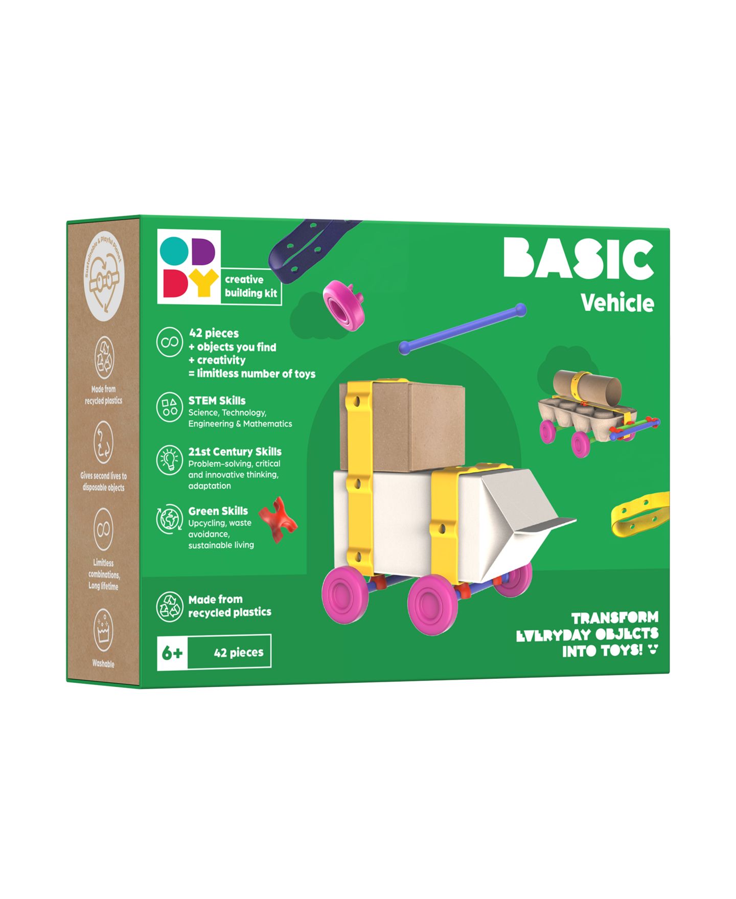 Детский конструктор Oddy Basic Vehicle Building Kit, цвет: Open Miscellaneous — фото 1