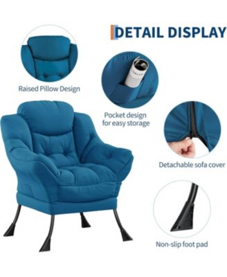 Large Modern Accent Lounge Armchair