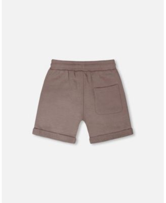 Toddler Boys French Terry Shorts Taupe