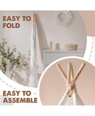 Teepee Tent for Kids with Mat – Indoor Play Tent with Mat