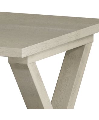 Square Nightstand, Modern Bedside Table, Solid Wood End Table, X-Shaped Design for Living Room and Small Spaces