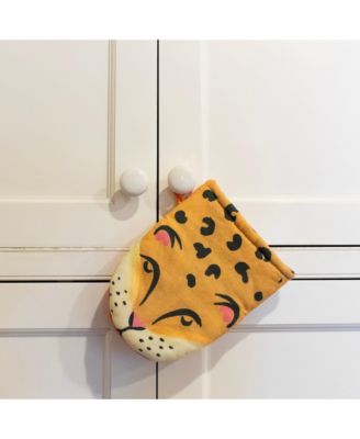 Organic Cotton Leopard Oven Mitt