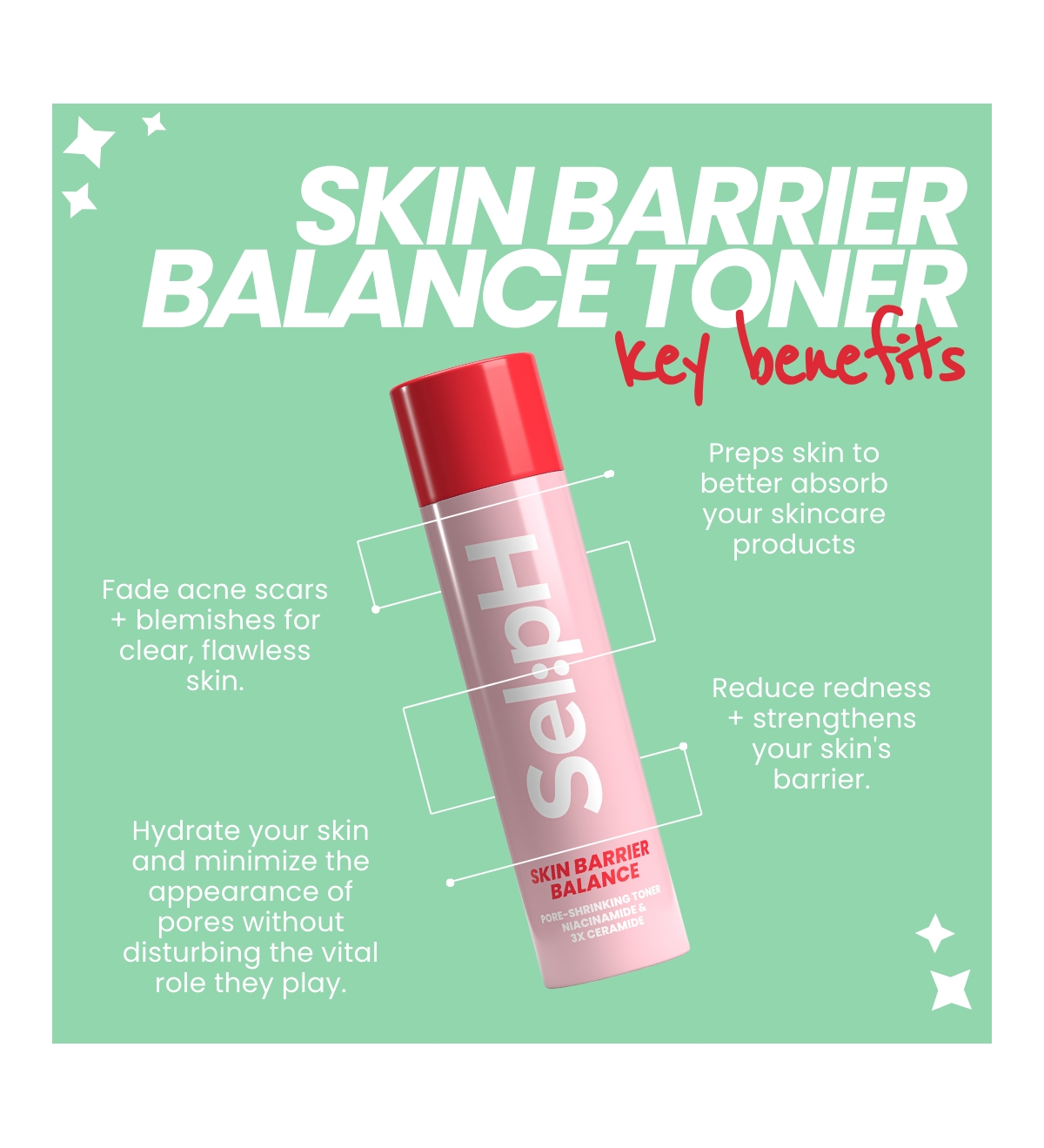 Skin Barrier Balance Toner with Niacinamide + 3 Ceramides