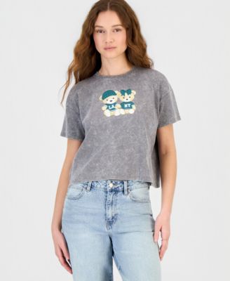 Juniors' Graphic-Print Short-Sleeve T-Shirt