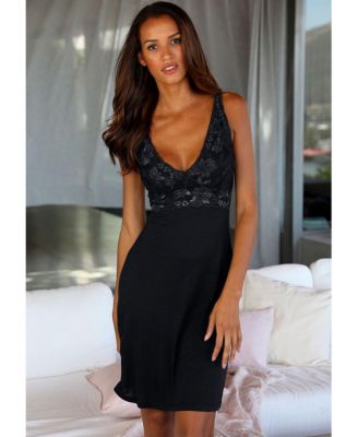 Women's Lace V-Neck Nightgown