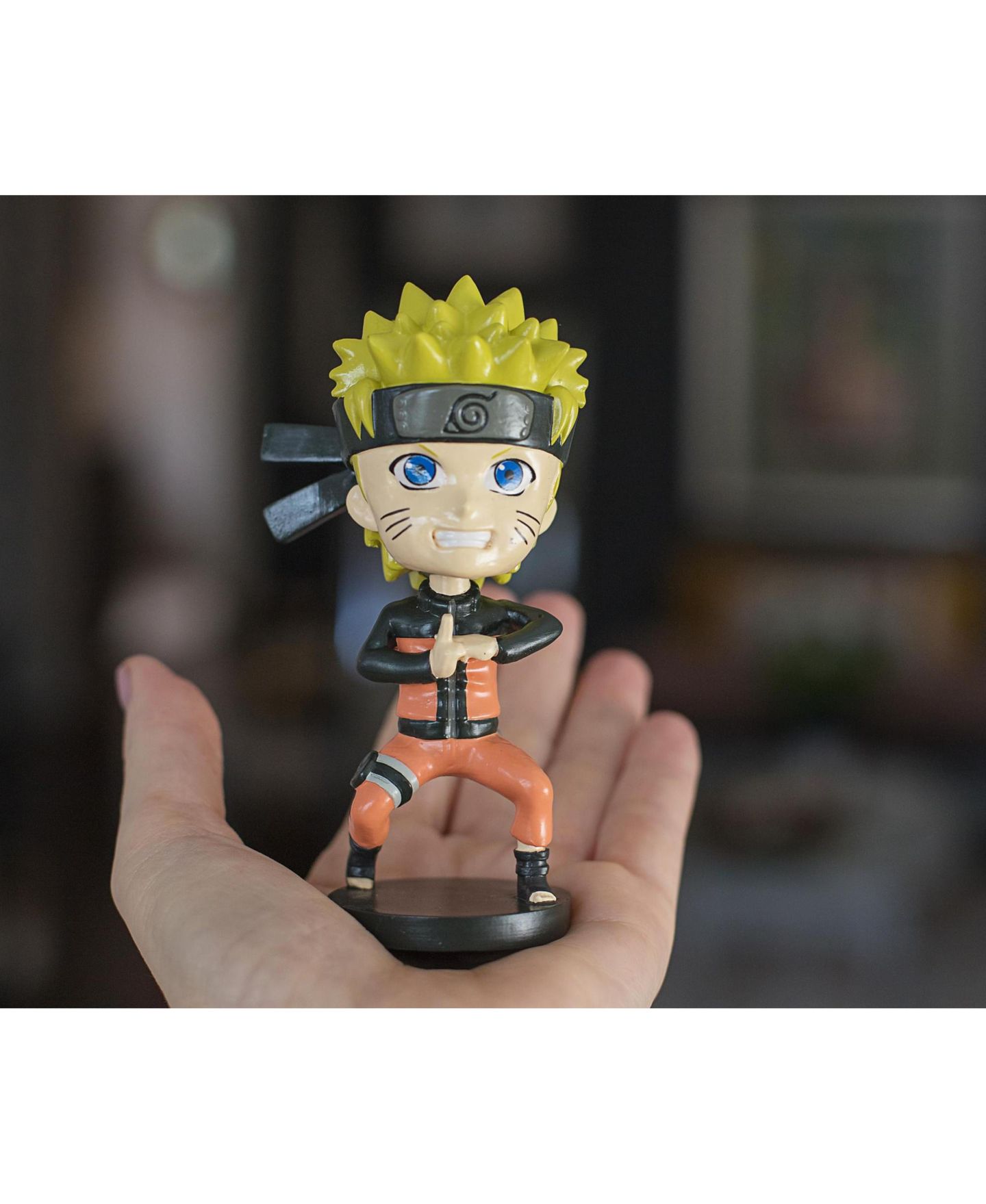 Детские фигурки Just Funky Naruto Shippuden Collectible PVC Statue Bobblehead 4.75 Inches Tall, цвет: Оранжевый — фото 3