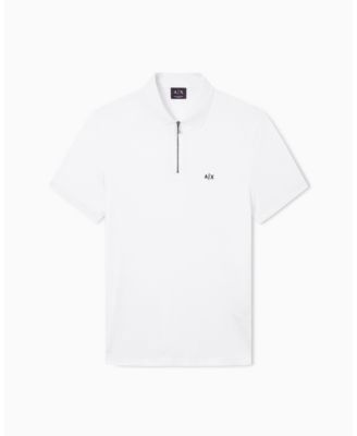 Men's Short Sleeve Zipper Polo Shirt