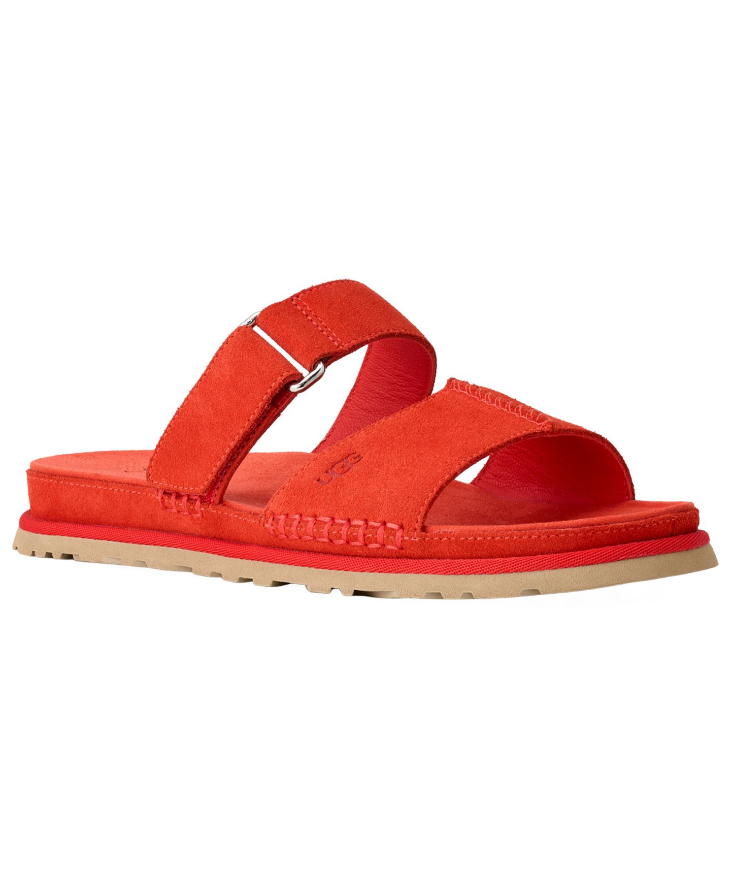 Женские сандалии UGG® GoldenGaze Slide, цвет: Красный — фото 1