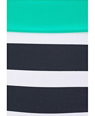 Women's Striped Classic Bikini Swimsuit Bottom