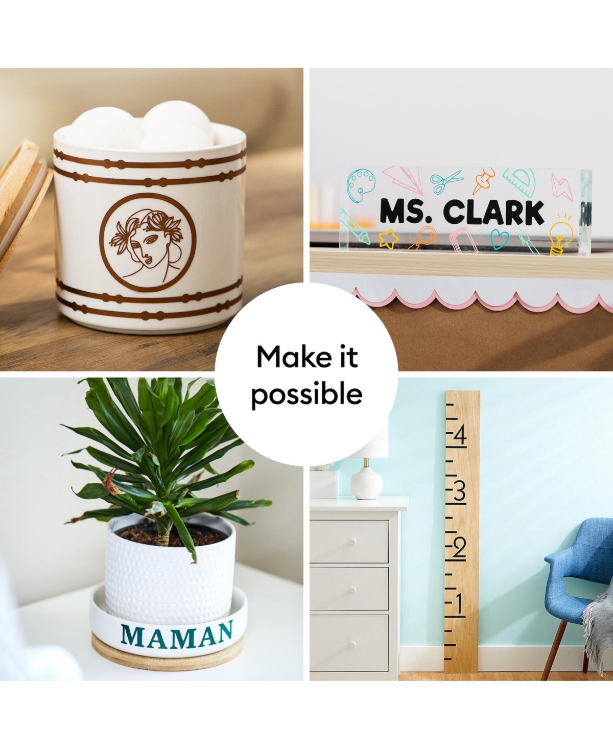 Cricut 12 x 10 ft Permanent Glossy Value Vinyl