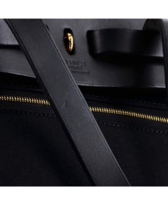 Herbag A Dos Zip Backpack Toile and Leather