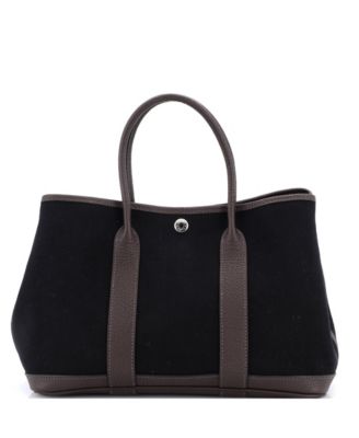 30 Garden Party Tote Toile and Leather