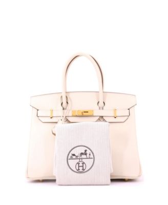 Birkin 30 Handbag Light Epsom with Gold Hardware