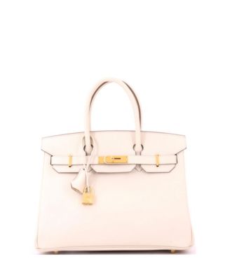 Birkin 30 Handbag Light Epsom with Gold Hardware