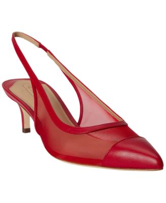 Women's Lolah Mesh and Nappa Slingback Pumps